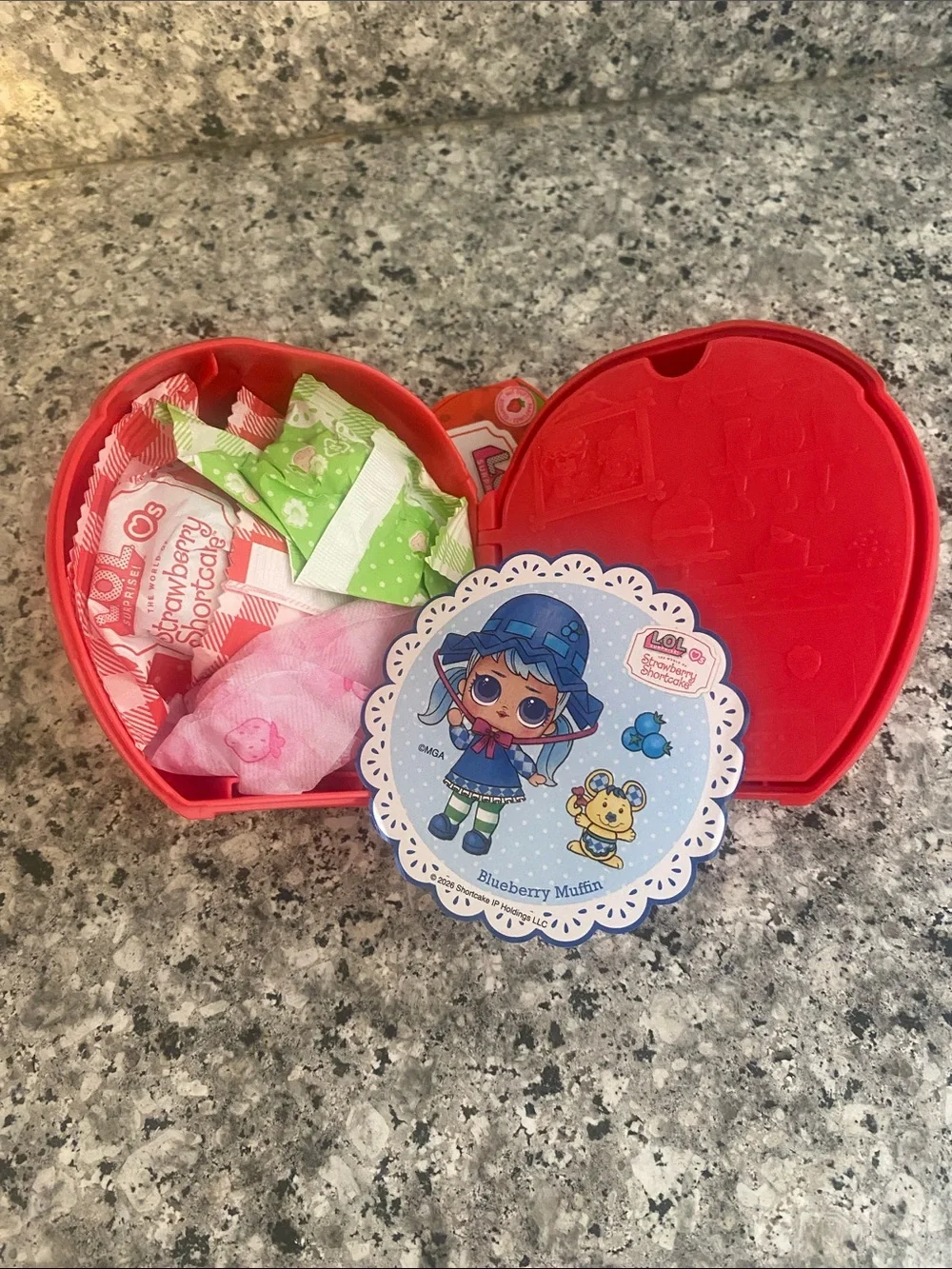 Blueberry Muffin Lol Strawberry Shortcake Doll New Opened Scented Mystery Ball